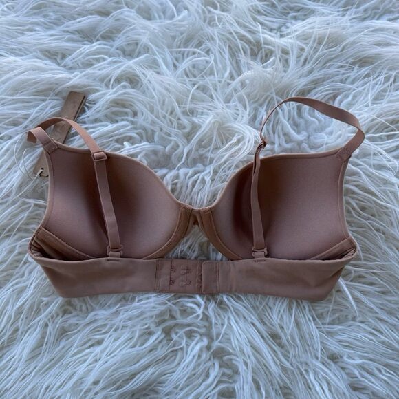 Skims Fits Everybody T-shirt Demi Bra Ochre Size 32B - Picture 5 of 7